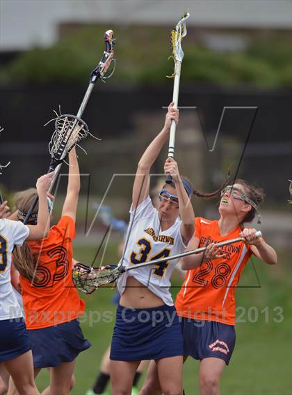Thumbnail 2 in Germantown Friends vs Agnes Irwin (Checking for Cancer Classic) photogallery.