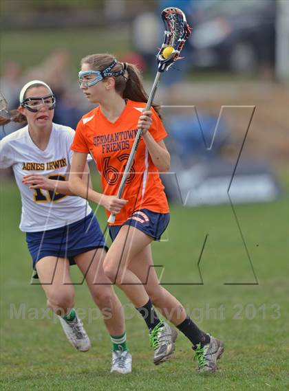 Thumbnail 2 in Germantown Friends vs Agnes Irwin (Checking for Cancer Classic) photogallery.