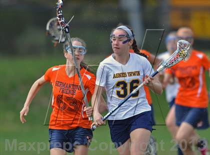 Thumbnail 2 in Germantown Friends vs Agnes Irwin (Checking for Cancer Classic) photogallery.