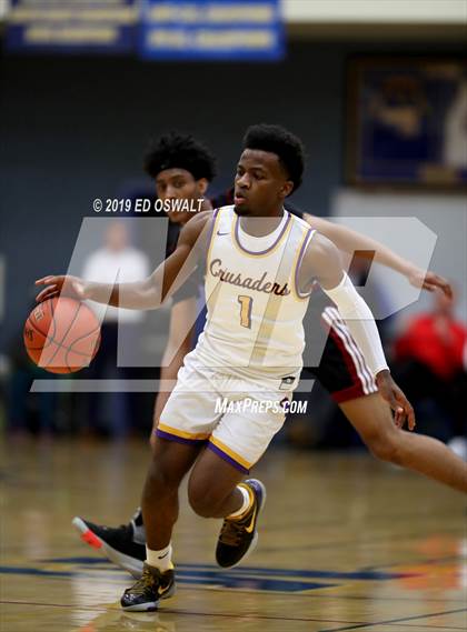 Thumbnail 3 in Archbishop Riordan vs. JSerra Catholic (Nor Cal Tip Off Classic) photogallery.