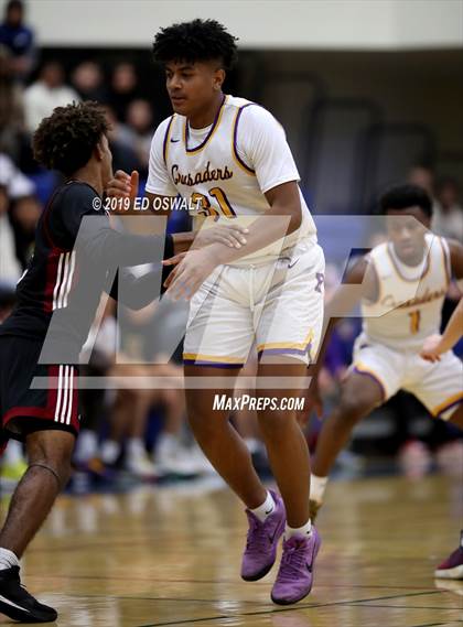 Thumbnail 1 in Archbishop Riordan vs. JSerra Catholic (Nor Cal Tip Off Classic) photogallery.