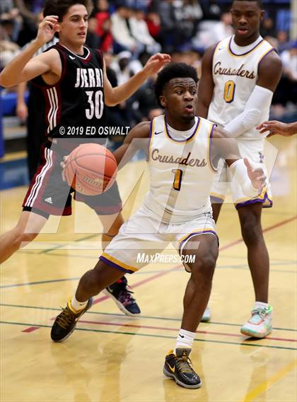 Thumbnail 3 in Archbishop Riordan vs. JSerra Catholic (Nor Cal Tip Off Classic) photogallery.
