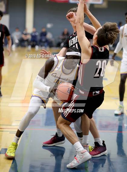 Thumbnail 2 in Archbishop Riordan vs. JSerra Catholic (Nor Cal Tip Off Classic) photogallery.