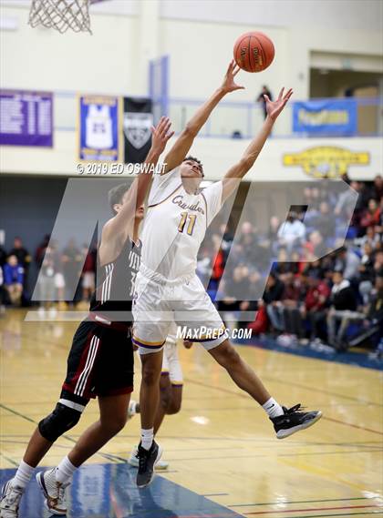 Thumbnail 2 in Archbishop Riordan vs. JSerra Catholic (Nor Cal Tip Off Classic) photogallery.