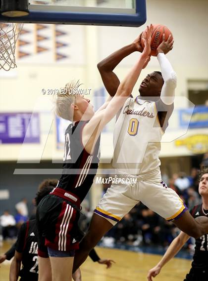 Thumbnail 3 in Archbishop Riordan vs. JSerra Catholic (Nor Cal Tip Off Classic) photogallery.