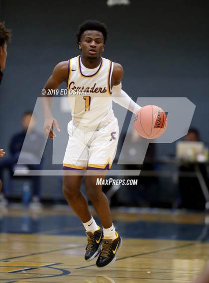 Thumbnail 2 in Archbishop Riordan vs. JSerra Catholic (Nor Cal Tip Off Classic) photogallery.
