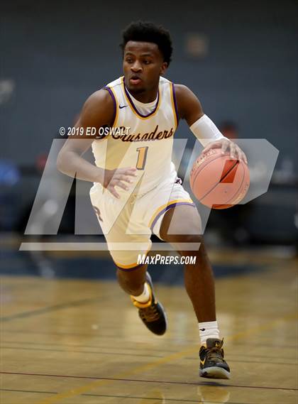 Thumbnail 3 in Archbishop Riordan vs. JSerra Catholic (Nor Cal Tip Off Classic) photogallery.