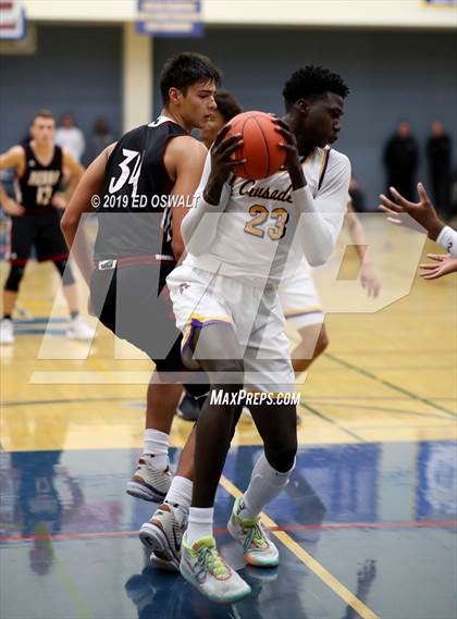 Thumbnail 2 in Archbishop Riordan vs. JSerra Catholic (Nor Cal Tip Off Classic) photogallery.