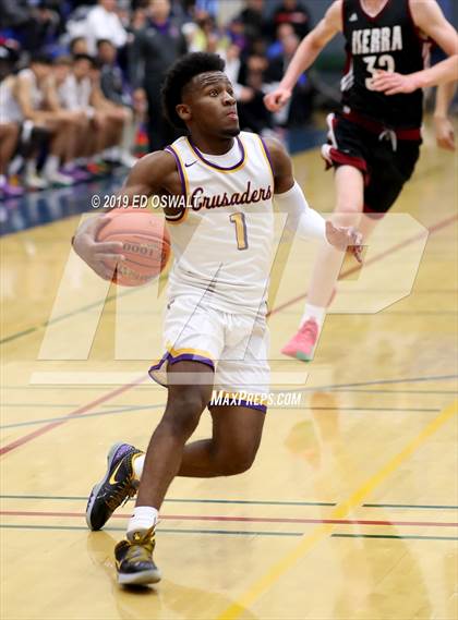 Thumbnail 1 in Archbishop Riordan vs. JSerra Catholic (Nor Cal Tip Off Classic) photogallery.