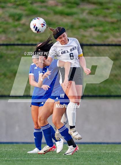 Thumbnail 3 in Del Oro vs. Davis Sr. (CIF SJS Division 1 Final) photogallery.