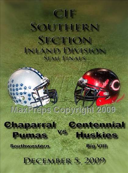 Thumbnail 3 in Chaparral @ Centennial (CIF SS Playoffs) photogallery.