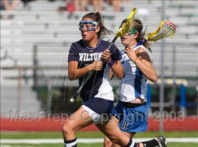 Thumbnail 3 in Wilton @ Hall (CIAC Division I Quarterfinal) photogallery.