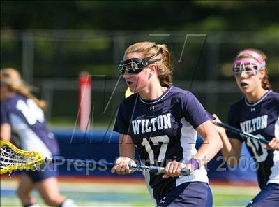 Thumbnail 3 in Wilton @ Hall (CIAC Division I Quarterfinal) photogallery.
