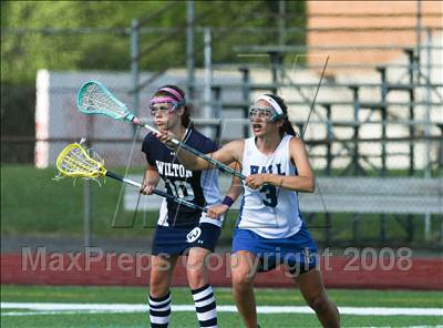 Thumbnail 2 in Wilton @ Hall (CIAC Division I Quarterfinal) photogallery.