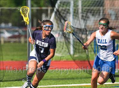 Thumbnail 2 in Wilton @ Hall (CIAC Division I Quarterfinal) photogallery.