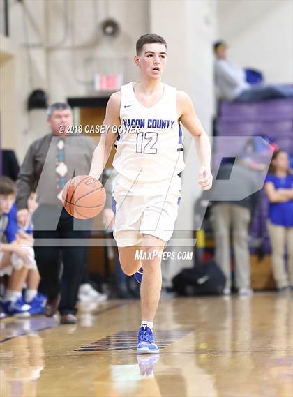 Thumbnail 2 in Brentwood Academy vs. Macon County photogallery.
