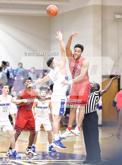 Thumbnail 1 in Brentwood Academy vs. Macon County photogallery.