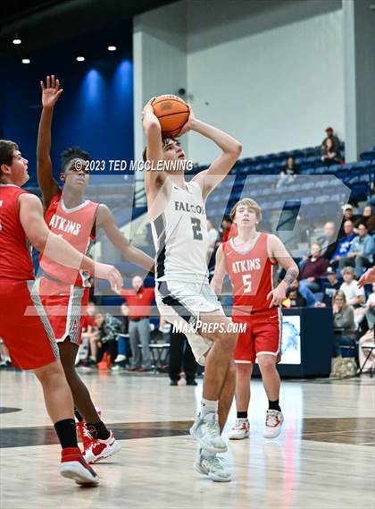 Thumbnail 2 in Maumelle Charter vs Atkins (AAA 3A - 5 District tournament first round) photogallery.