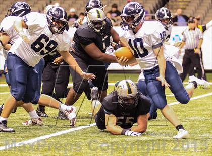 Thumbnail 2 in Archbishop Hannan vs. Calvary Baptist Academy (LHSAA D3 Final) photogallery.