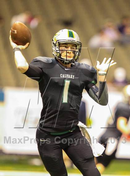 Thumbnail 2 in Archbishop Hannan vs. Calvary Baptist Academy (LHSAA D3 Final) photogallery.