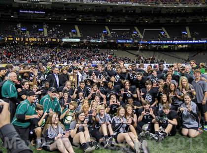 Thumbnail 3 in Archbishop Hannan vs. Calvary Baptist Academy (LHSAA D3 Final) photogallery.