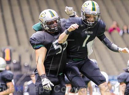 Thumbnail 3 in Archbishop Hannan vs. Calvary Baptist Academy (LHSAA D3 Final) photogallery.