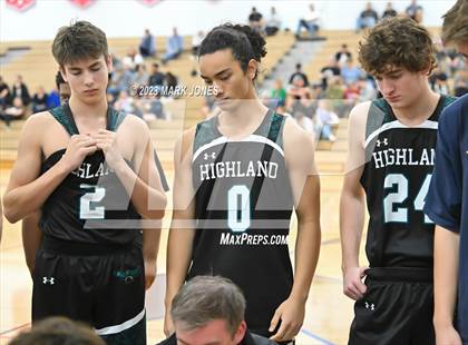 Thumbnail 3 in Cactus Shadows vs. Highland (Moon Valley Beyond Basketball Thanksgiving Tournament - Final) photogallery.