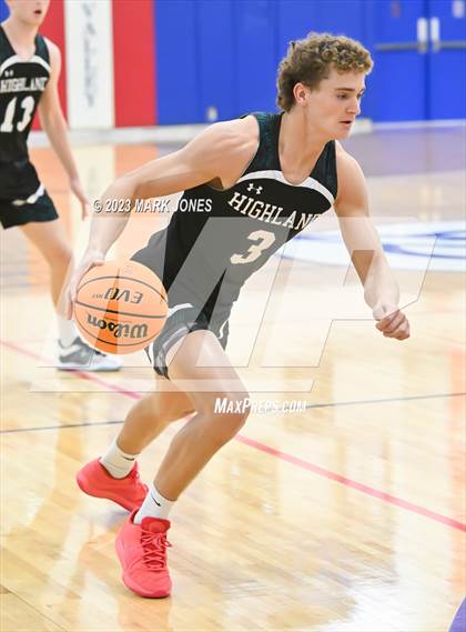 Thumbnail 1 in Cactus Shadows vs. Highland (Moon Valley Beyond Basketball Thanksgiving Tournament - Final) photogallery.