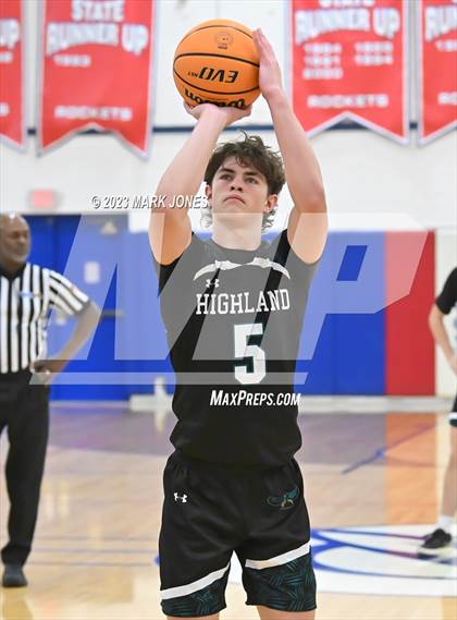 Thumbnail 3 in Cactus Shadows vs. Highland (Moon Valley Beyond Basketball Thanksgiving Tournament - Final) photogallery.