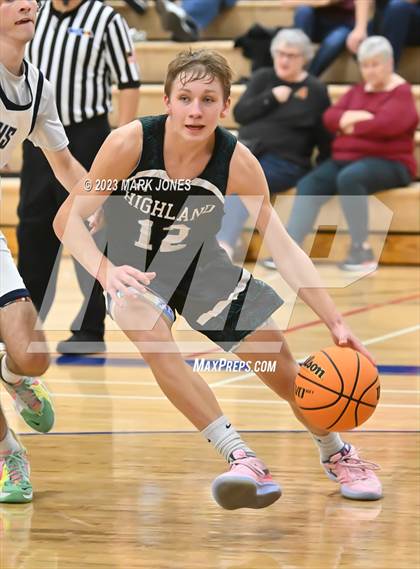 Thumbnail 1 in Cactus Shadows vs. Highland (Moon Valley Beyond Basketball Thanksgiving Tournament - Final) photogallery.