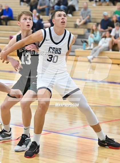 Thumbnail 3 in Cactus Shadows vs. Highland (Moon Valley Beyond Basketball Thanksgiving Tournament - Final) photogallery.