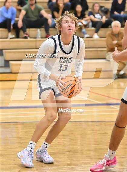 Thumbnail 3 in Cactus Shadows vs. Highland (Moon Valley Beyond Basketball Thanksgiving Tournament - Final) photogallery.
