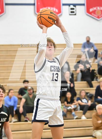 Thumbnail 1 in Cactus Shadows vs. Highland (Moon Valley Beyond Basketball Thanksgiving Tournament - Final) photogallery.
