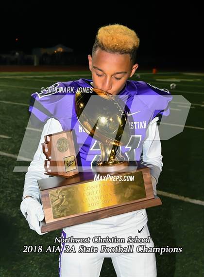 Thumbnail 2 in Northwest Christian vs. Yuma Catholic (AIA 3A Final Awards) photogallery.