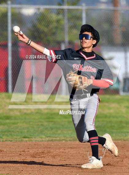 Thumbnail 1 in El Rancho vs Whittier (Rivera Park) photogallery.