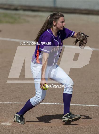 Thumbnail 2 in Oroville vs West Valley (Red Bluff Tournament) photogallery.