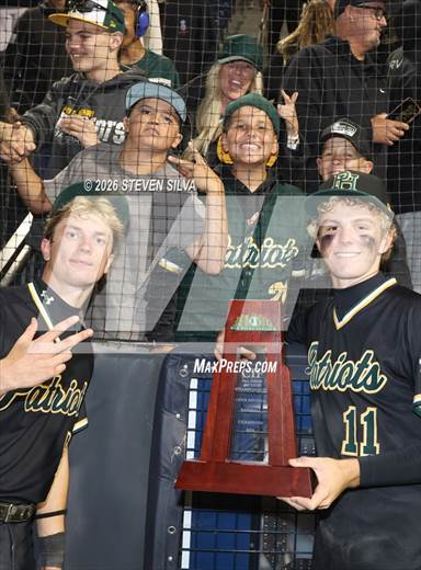 Eastlake vs. Patrick Henry (CIF SDS Open Division Final)