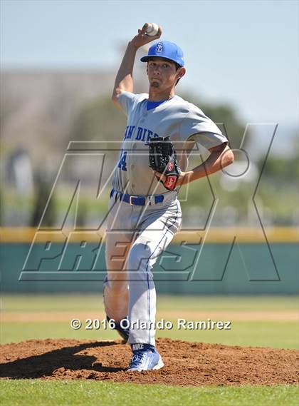 Thumbnail 1 in San Diego vs Calexico (66th Annual Lions Tournament 4A Semifinal) photogallery.