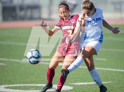 Thumbnail 2 in Nolan Catholic vs Mission Hills (SoCal Soccer Classic) photogallery.