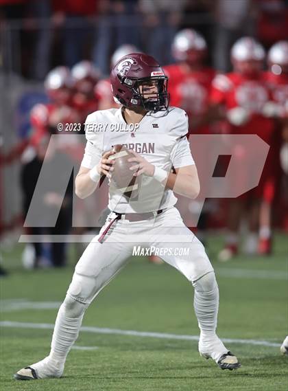 Thumbnail 1 in Morgan vs. Manti (UHSAA 3A Semifinal) photogallery.