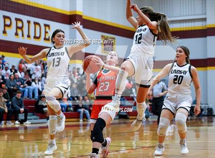 Thumbnail 3 in Lindsay vs. Honey Grove (UIL 2A Bi-District Playoff) photogallery.