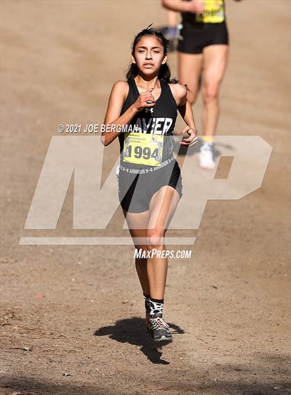 Thumbnail 2 in CIF State Cross Country Championships (Girls D5 Race) photogallery.