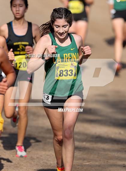 Thumbnail 2 in CIF State Cross Country Championships (Girls D5 Race) photogallery.