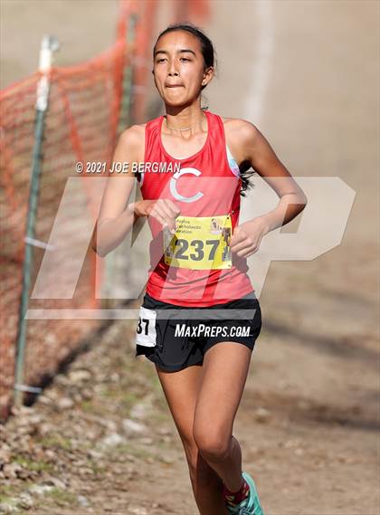 Thumbnail 1 in CIF State Cross Country Championships (Girls D5 Race) photogallery.