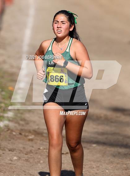 Thumbnail 2 in CIF State Cross Country Championships (Girls D5 Race) photogallery.
