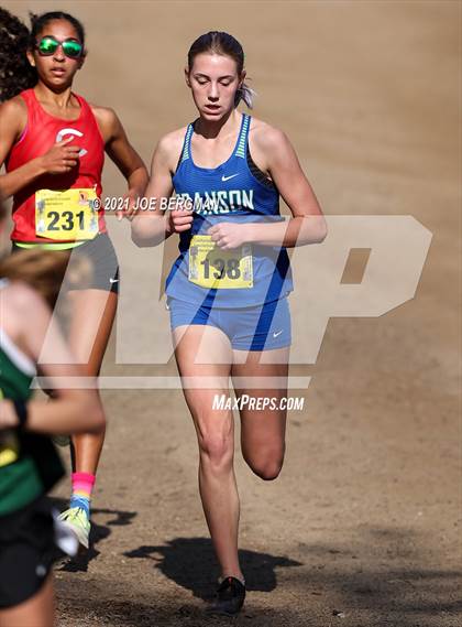 Thumbnail 2 in CIF State Cross Country Championships (Girls D5 Race) photogallery.