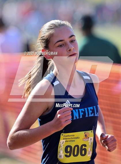 Thumbnail 3 in CIF State Cross Country Championships (Girls D5 Race) photogallery.