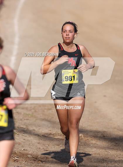 Thumbnail 2 in CIF State Cross Country Championships (Girls D5 Race) photogallery.