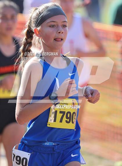 Thumbnail 2 in CIF State Cross Country Championships (Girls D5 Race) photogallery.