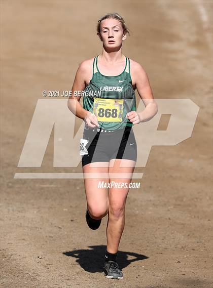 Thumbnail 3 in CIF State Cross Country Championships (Girls D5 Race) photogallery.